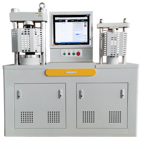 Cemento cæmento 300kn flexura compressio testis machina