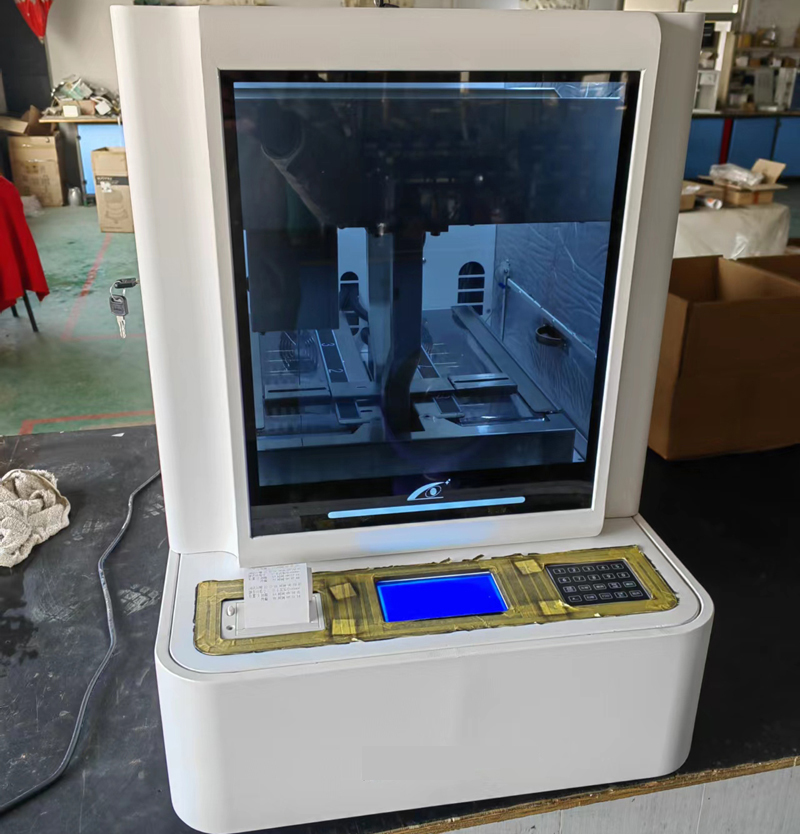 Computer-Concuri Vicat foramen acus apparatus pro CEMMEM Testing