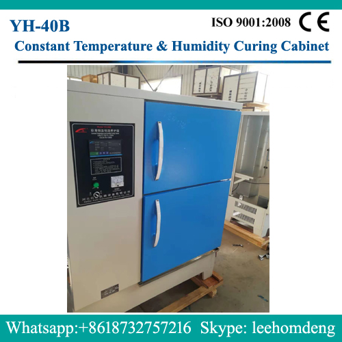 YH-40B concretum test cuneos curing arca