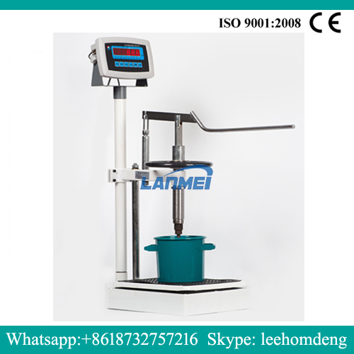 Digital concretum penetrometer concretum penetratio resistentia meter