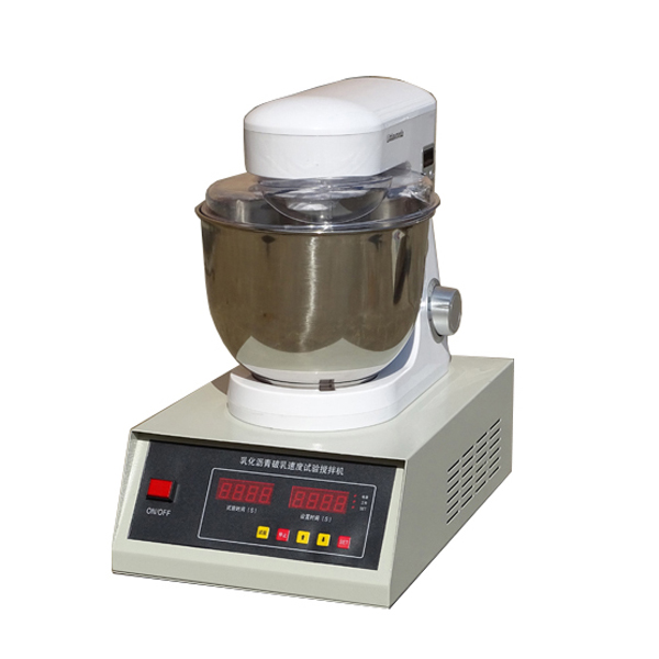 Emulsified bitumen demulsification celeritate test turpis