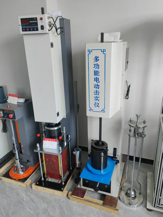 Lab soli multifunctional compaction compaction instrumentum electrica