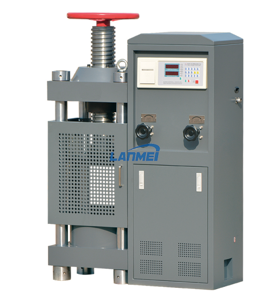 2000Kn Digital Bricks Cementum concretum compressive Vitra Testing Machina
