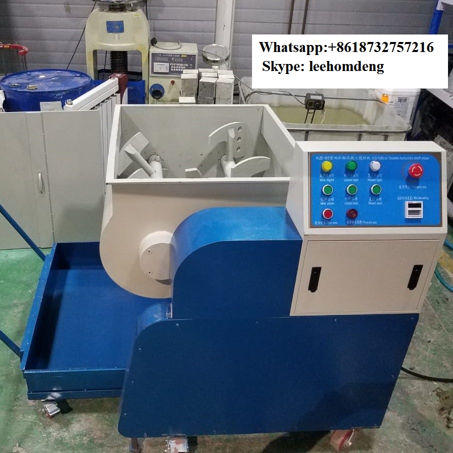 Horizontalis Portable concretum Mixer