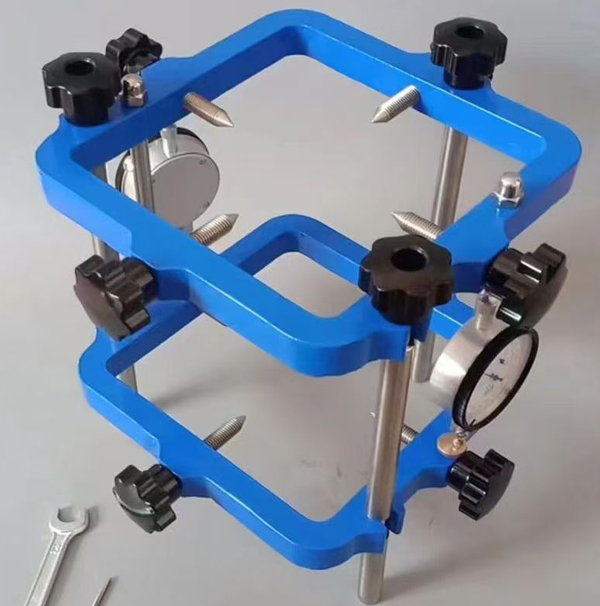 Concretum Cylindri compressometer, extensometer