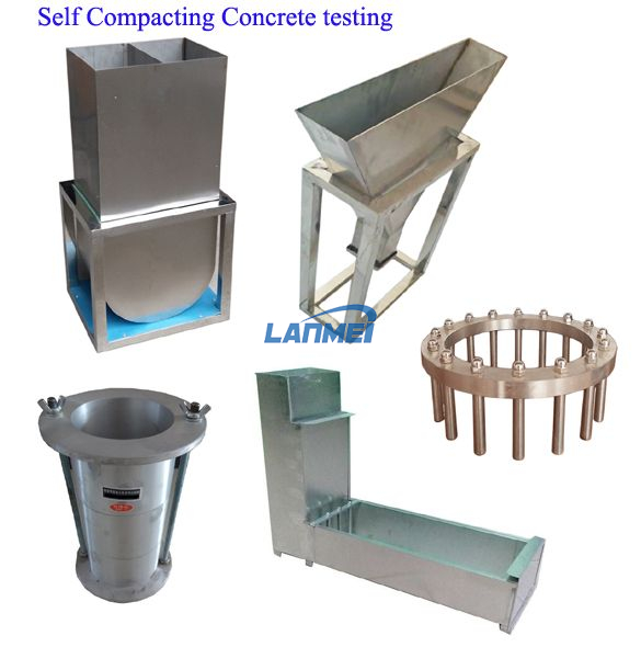Perfectum paro of auto-compacting concretum apparatu
