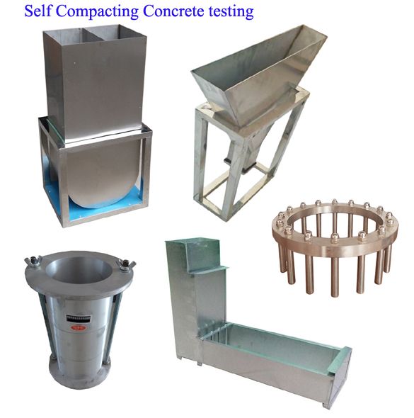 Perfectum paro of auto-compacting concretum apparatu