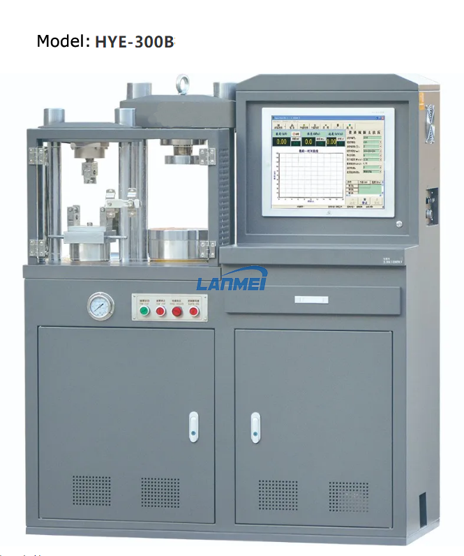 Cementa flexale et compressive integrated testing machina
