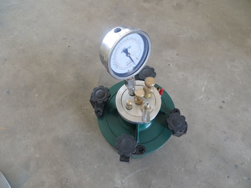 Lab Concretum mixturam Gas Contentusus MODULUS