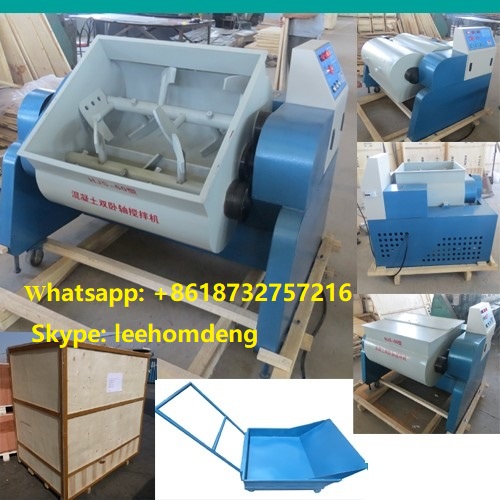 Mixer concretum caementa